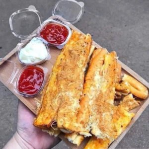 Bánh mì nướng muối ớt